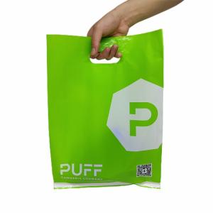 Wholesale Nontoxic Plastic Shopping Bags With Handle For Packaging THC Mariajuana Commodity from china suppliers