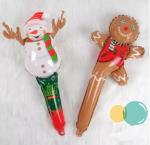 Christmas Santa Christmas Tree Bells Foil Balloons Set For New Year Christmas