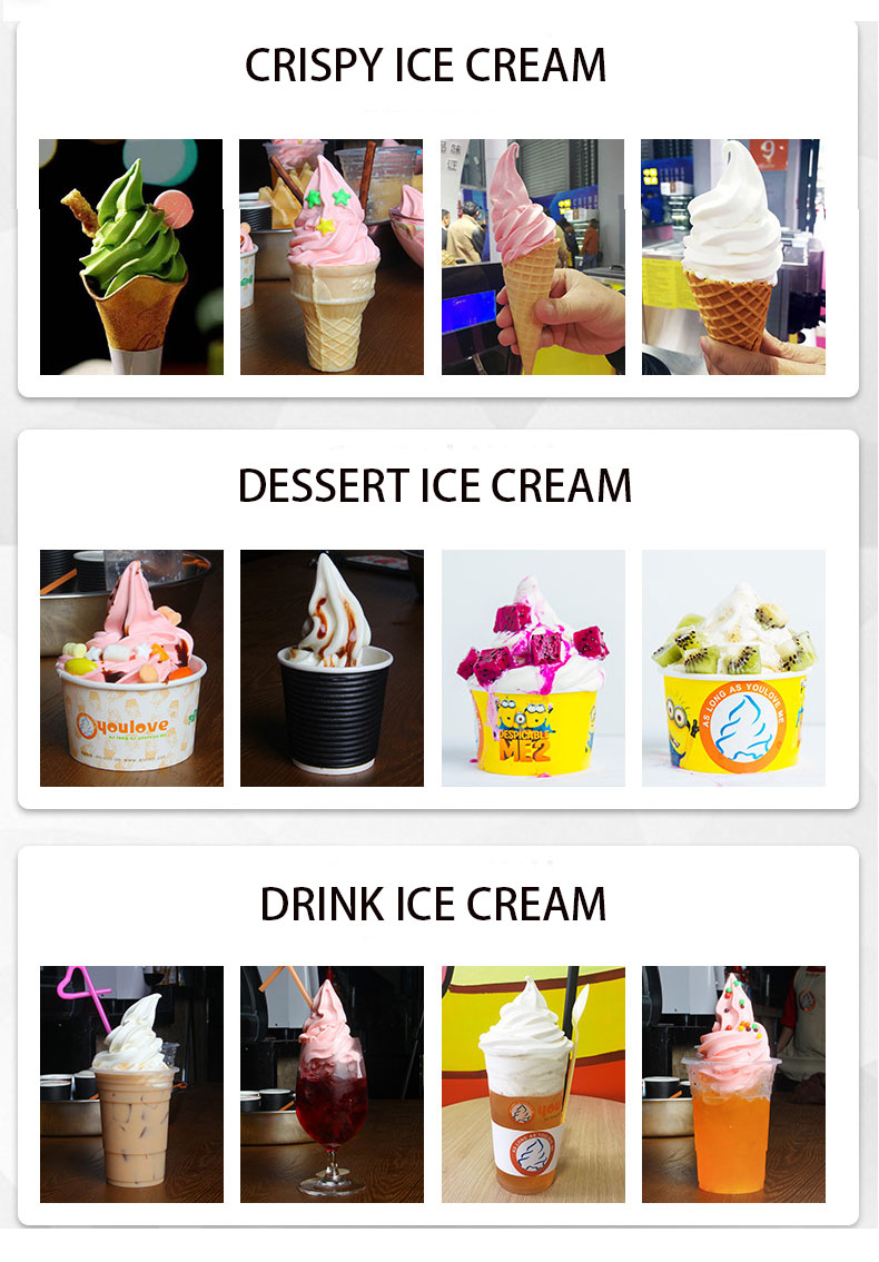 Compact and Affordable 6L*1 Hopper Volume Commercial Ice Cream Maker Machine