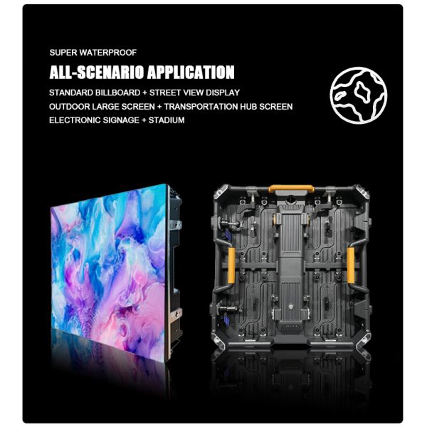 200 Inch Large Size Outdoor Waterproof Electronic Billboard Outdoor Digital Advertising Display LED Screen