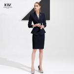 Customized Navy Ladies Office Formal Suits Set for Women Upgrade Your Office