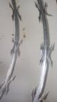 Concertina Cross BTO -10 Coiled Razor Wire Short Blade Hot Dipped Galvanized