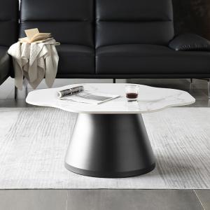 Wholesale Microcrystalline Round Rock Coffee Table 30kgs With Carbon Steel Base from china suppliers