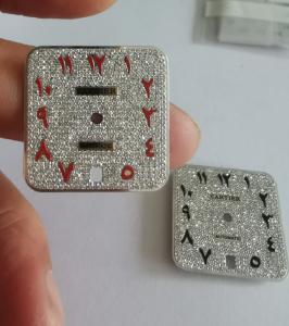 Wholesale Exclusive Design Moissanite Watch Royal Luxury Moissanite Santos On Wrist from china suppliers