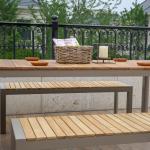 Modern Garden 1600*600*750mm Picnic Table Bench Set