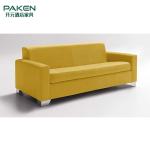 Commercial Modern Yellow Fabric Hotel Sofa Bed