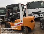 Japanese Made Used Diesel Forklift Truck 3ton Tcm Diesel Forklift Truck