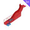 Buy cheap Devil Style Indoor Playroom Slide Amusement Park Attraction For Childrens from wholesalers