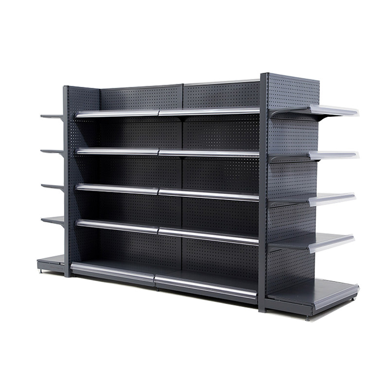 Customized Colorful Supermarket Shelf Grocery Store Gondola Shelving