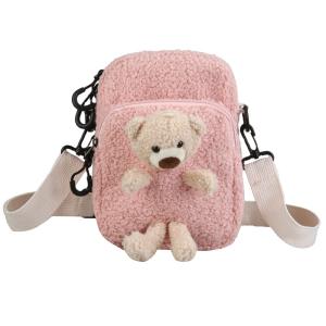 Wholesale No Smell Children Short Plush 3D Teddy Bear Bookbag from china suppliers
