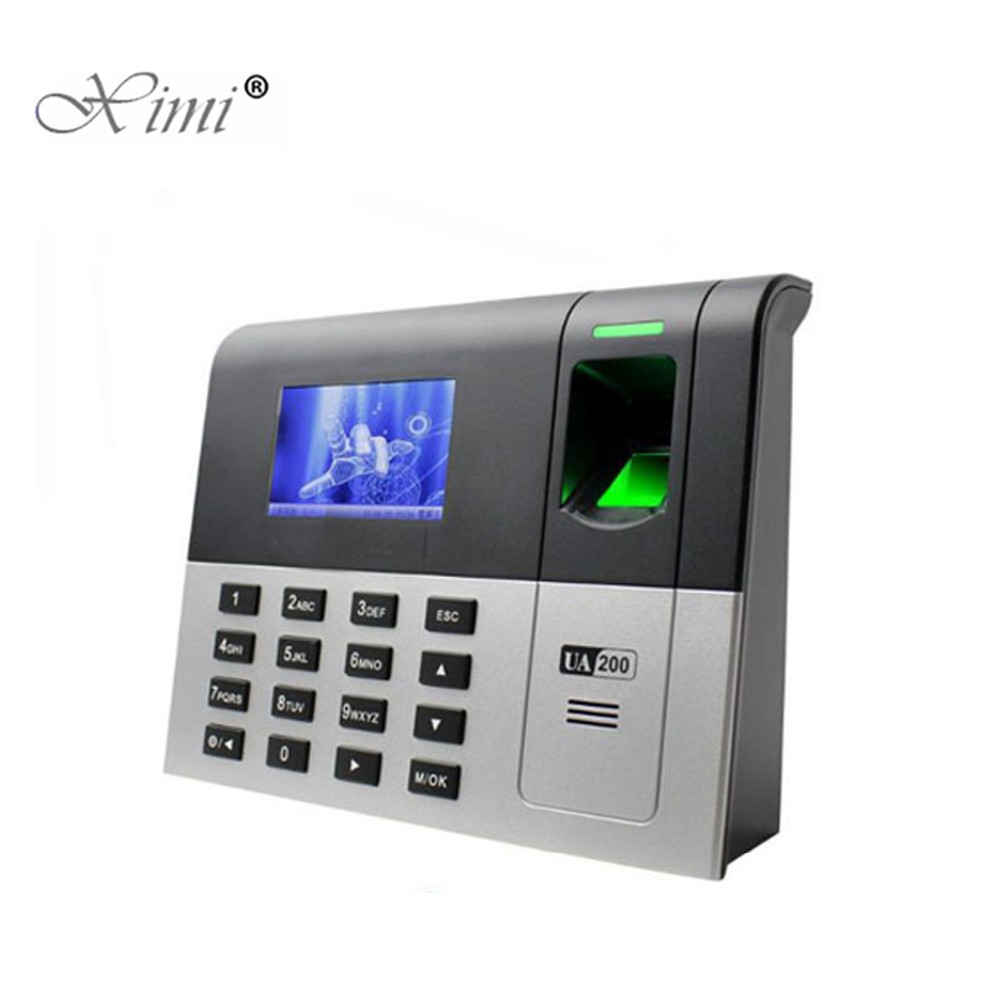 ZK UA200 Biometric Fingerprint Time Attendance TCP/IP Communication Linux System Time Clock System With RFID Card Reader