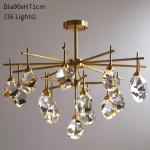 Modern Diamond Crystal Chandelier In Living Room minimalist chandelier(WH-CY-193