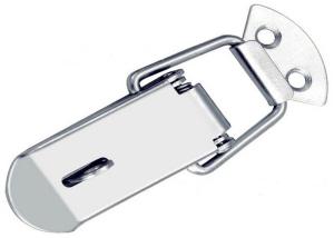 Wholesale 120kg Silver Tone Spring Loaded Hasp Catch Lock Buckle from china suppliers