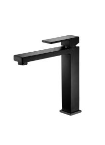 Wholesale Deck Mount Matte Black Vessel Sink Faucet Tall Body Restroom Water Faucet from china suppliers
