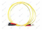 LSZH Cable Fiber Optic Jumper ST To LC With Special Flame Retardant Coating
