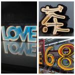 Colorful Luminous Character Advertising Boards for Indoor Display and Promotion