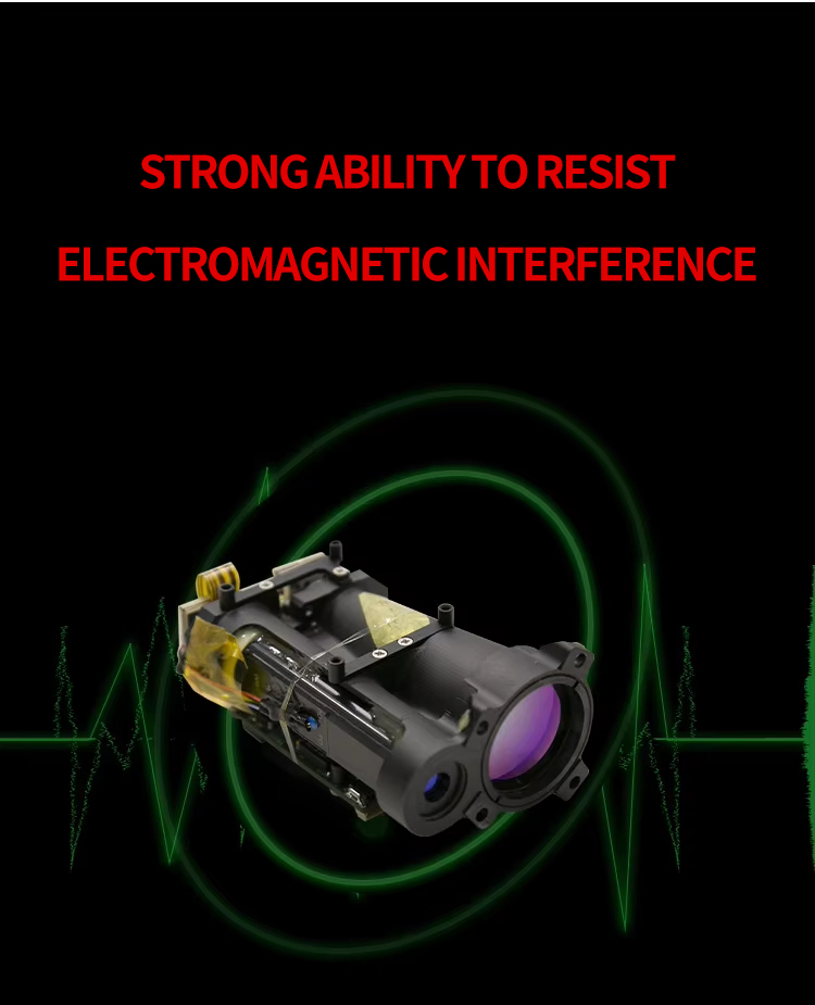 Lightweight Laser Rangefinder Module 15km Long Range Erbium Glass Night Vision Telescope