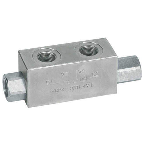 Cartridge Hydraulic Lock Valve Manifolds Pilot Operated Check Valve