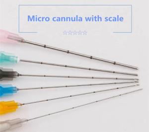 Wholesale Blunt Tip Micro 18G 21G 23G 25G 27G Cannula Piercing Needles from china suppliers