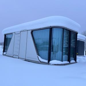 Wholesale Custiomized Space Capsule House Hotel With Aluminum Plate Wall from china suppliers