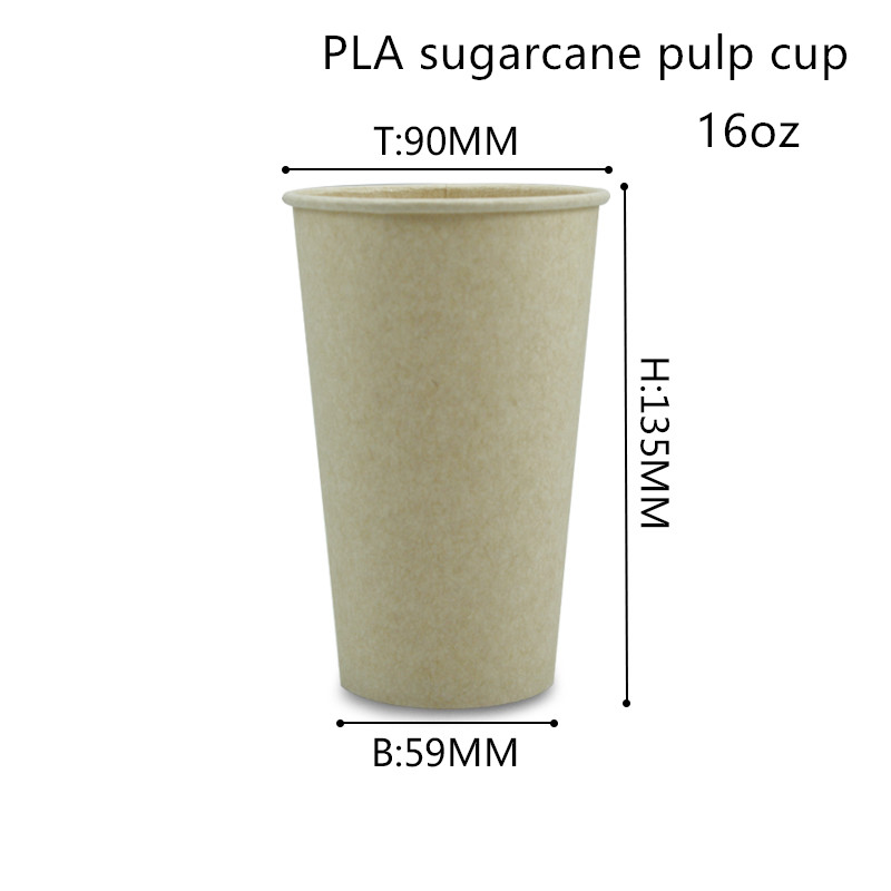 Disposable Fast Food Takeout Kraft Paper Cup for French Frices and Puff Eggs