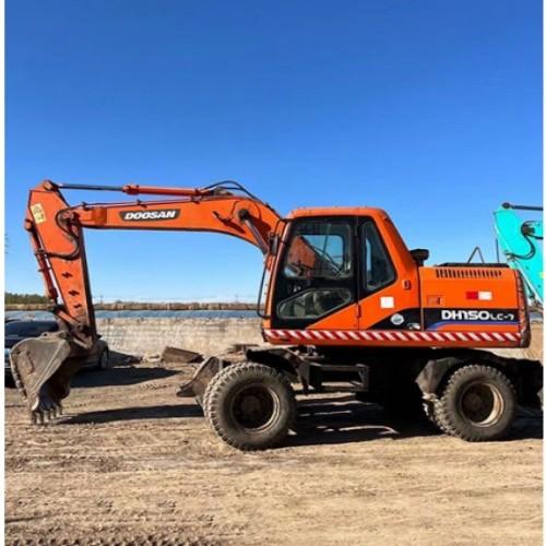 Good Quality Original Korea Doosan Dh150w-7 150w Wheel Excavator Doosan 15 tons