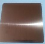 304 430 hairline bronze colored stainless steel sheet