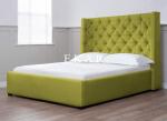 Headboard Upholstered Latest Wooden Design King Size Bed