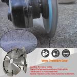 6 Inch Laser Welded Crack Chaser Tuck Point Diamond V Groove Cutting Blade For