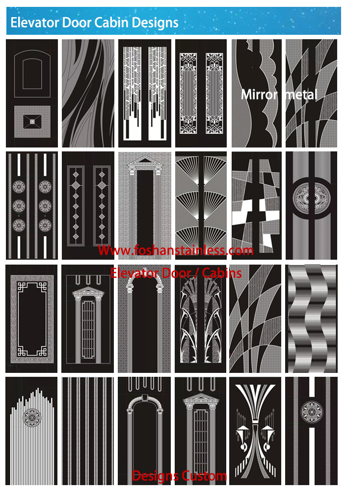 China high quality stainless steel elevator decorative sheet panel from foshan supplier
