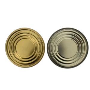 Wholesale Convenient Round Lid Ring Bottom Wholesale Food Grade Tinplate Easy Open End Can Lid from china suppliers