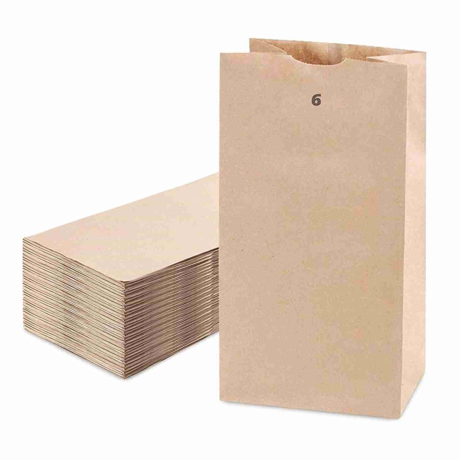 Brown Kraft Reusable Paper Greaseproof Wax Sandwich Bags Oem