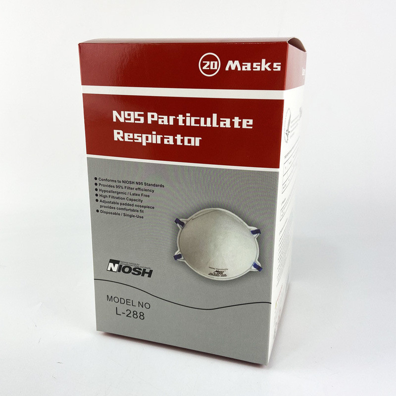 Ready to ship EN149:2001+A1:2009 approved face mask Niosh N95 cup mask