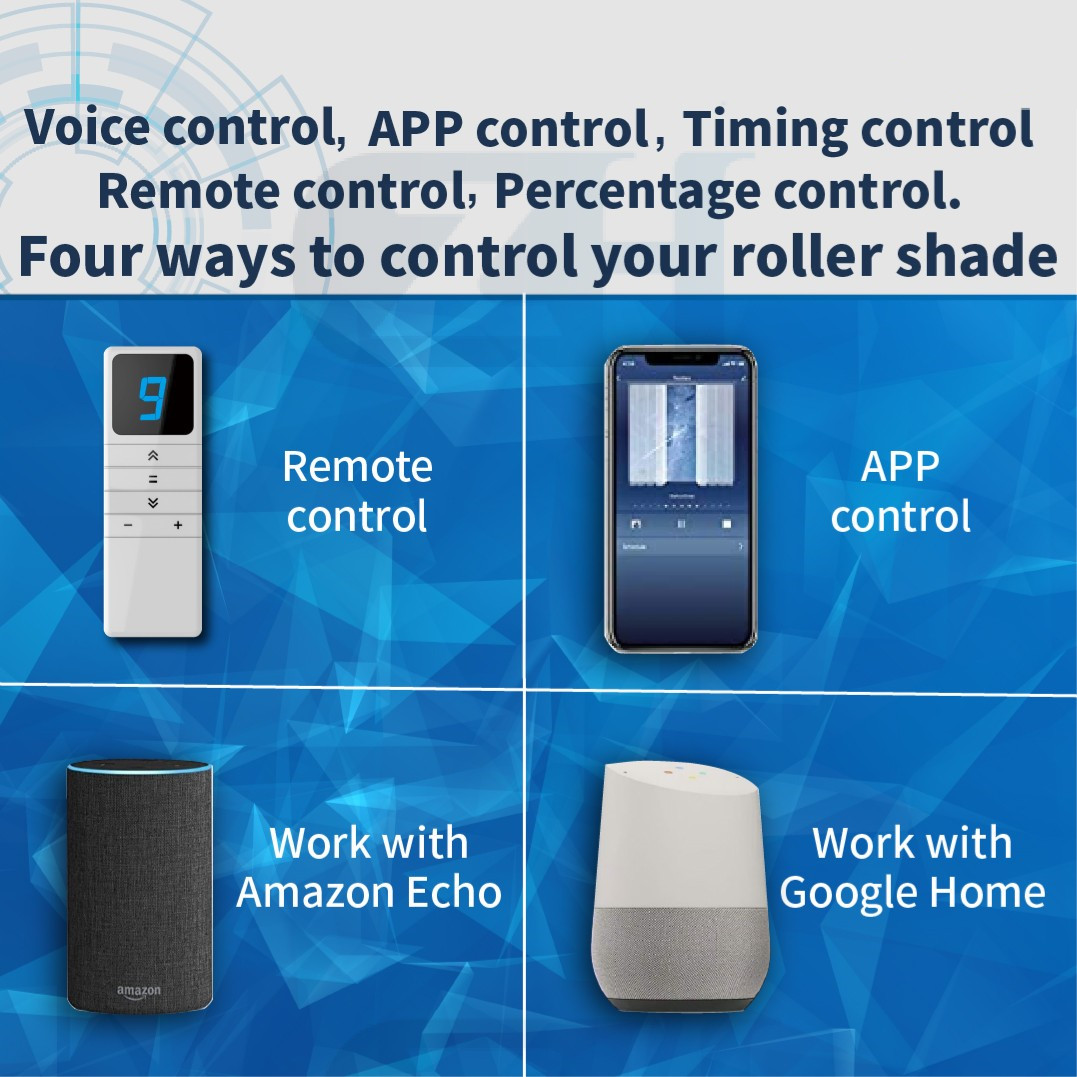 Glomarket Tuya Wifi Smart Home Motorized Flexible Rail Curtain App Remote Control Google Alexa Motorized Smart Curtain