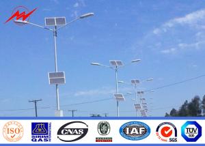 Wholesale Double Arm 40w / 80w LED Commercial Outdoor Light Poles Wind - proof 136km/h from china suppliers