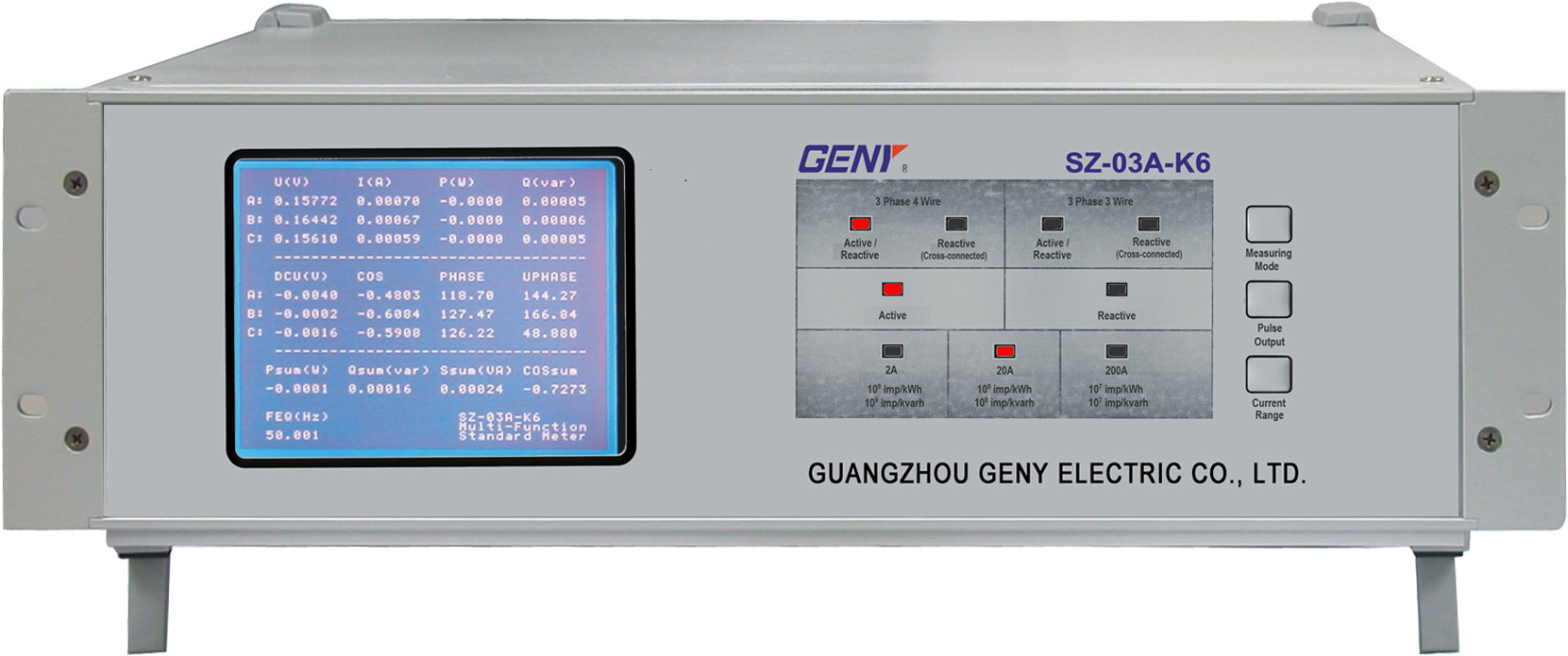 Sz-03A-K6 Calibration Electrical Testers GENY Energy Meter Calibration Equipment