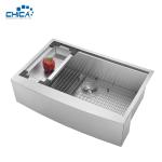 Apron Front Kitchen Sink SUS304 Stainless Steel Single Bowl Kitchen Sinks