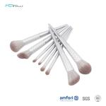 Cruelty-Free Synthetic Fiber Bristles​ 8pcs Face Makeup Brush Set,Wooden Handle