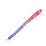 Free Design Artwork Dye Sublimated Lanyards For Camping Trade Show Exhibition