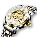 Mineral Harden Glasses Automatic Mechanical Watches Men Wrist Luxury