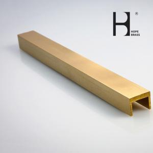 Wholesale SGS Approved Anti Corrosion Brass U Profile For Window Track from china suppliers