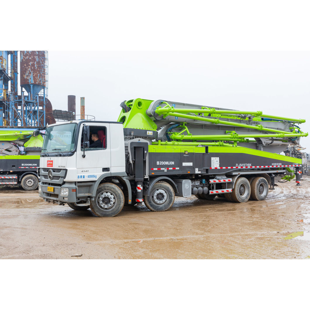 56m Mounted Concrete Boom Pump Truck for Sale From China Factory Supplier, Factory Price Top Brand 36m 37m 42m 47m 48m 49m 52m 53m 56m 58m 63m Concrete Pump