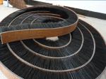 Flexible Black Color Nylon Bristle Conveyor Belt Cleaning Brush for Machine