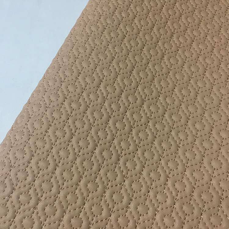 Artificial Black Leather Fabric , Recycled Leather Fabric Vinyl Secondary Fabric