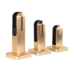 Wholesale Frameless Outdoor Baluster SS 304 Glass Fence Railing Swimming Pool Handrail Balcony Glass Clamp from china suppliers