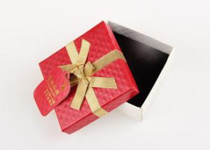 Wholesale Red Present Packaging Cardboard Gift Boxes For Watch / Chocolate / Necklace from china suppliers