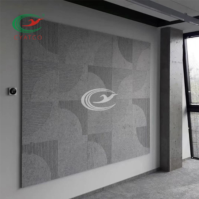 Polyester Fiber Felt Wall Panels Multipurpose Practical Eco Friendly