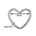NEW Steel Fashion Circular Bead Rings Horseshoe Eyebrow Tongue Nose Hoop