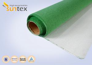 China Fire Resistant Fiber Glass Fabric Water And Oil Resistant PU Coated Fabric For Fire&smoke Curtains on sale