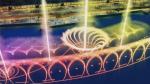 3D Digital Swing Musical Fountain Snake Shake Multicolored LED Light
